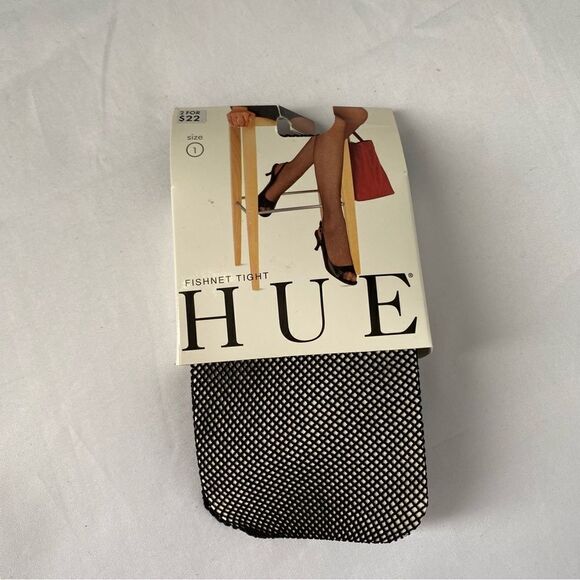 Hue Women’s Fishnet Tights Black size 1 - Picture 2 of 4